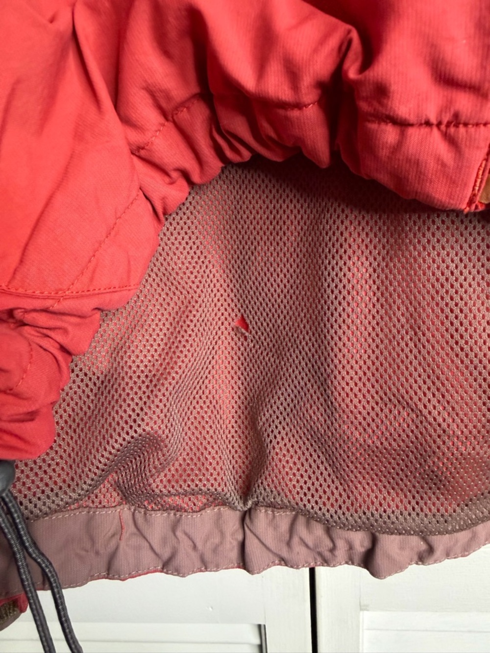 The North Face Jacket Hydrenalite Hooded Windbreaker Red Outdoor Hiking Mens L - Picture 5 of 11
